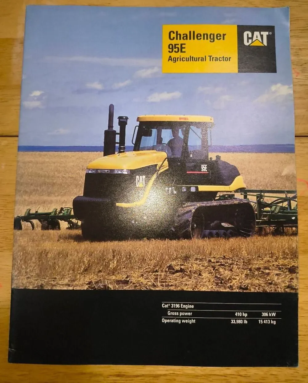 1997 CAT CHALLENGER 95E Agricultural Tractor LIT # AEHQ5286  9-97